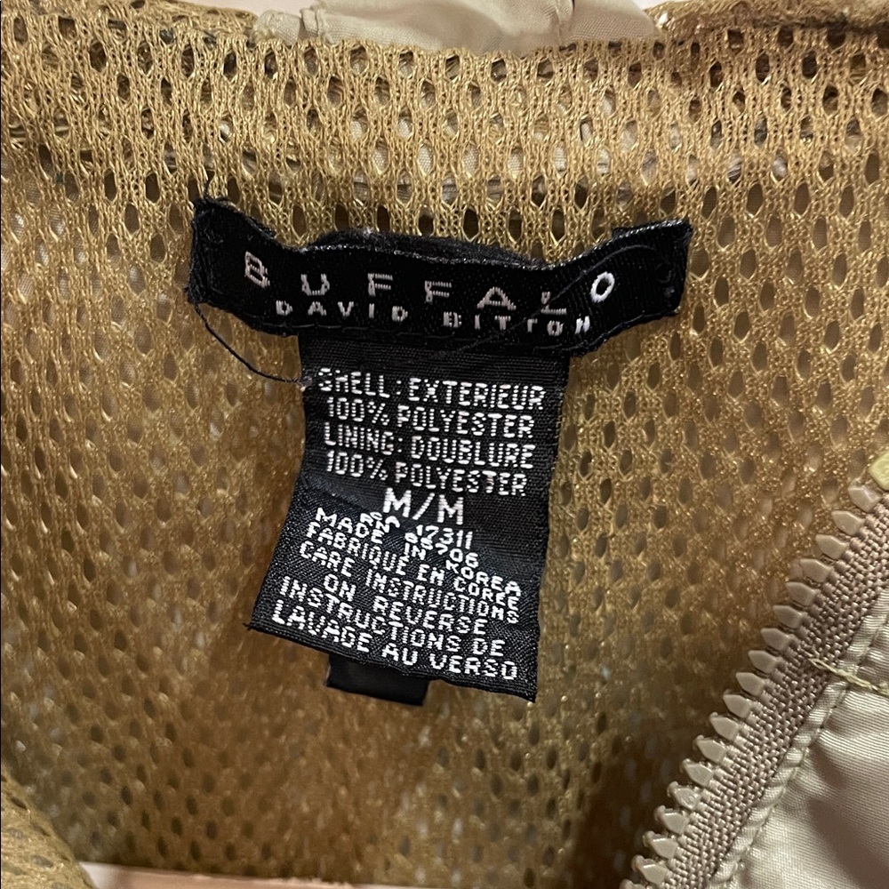 Buffalo David Bitton Light Brown Hooded Vest - Picture 2 of 5